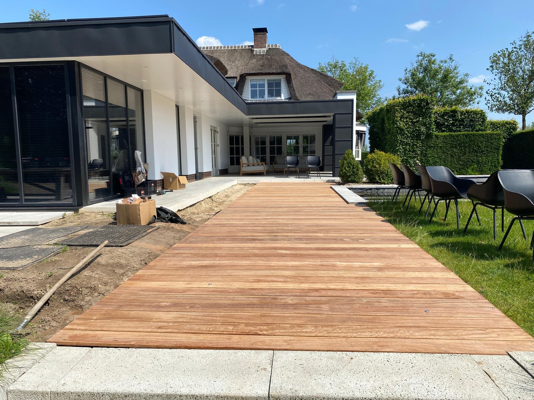 Terras als verlengstuk van de woning